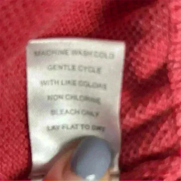 Johnnie-O Men's Red Half-Zip Mock Neck Sweater Size L Autism Speaks arm logo - Picture 12 of 13